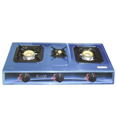 Ilux Réchaud à Gaz 3 Feux – LXG-3011 / 3011S