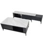Table centrale + table TV en marbre CTH 120.