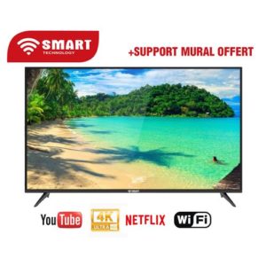 Smart TV 50 Pouces Noir - STT-5050S