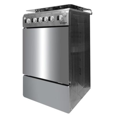 Cuisinière à Gaz 4 Feux Avec Four STC-5050I – 50 X 50 Cm – Inox