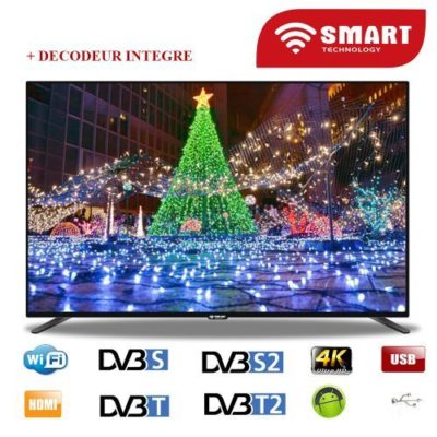 TV LED 75″ – Ultra HD 4K Avec Wifi