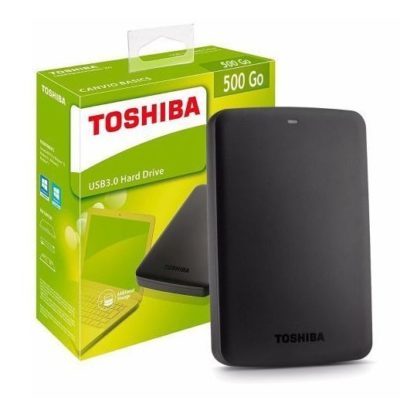 Toshiba Disque Dur Externe Canvio BASIC 500 Go – USB 3.0