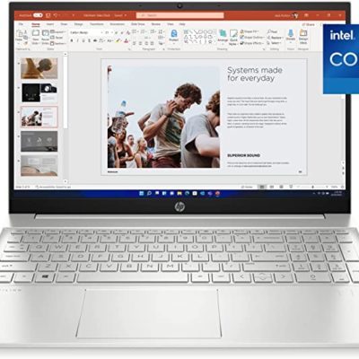HP Pavilion, Ecran 15 », Core i7-1255U, 16 Go RAM, 512 Go SSD, MX550 2Go, Windows 11 Home, Natural Silver
