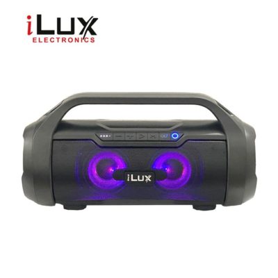 Ilux Enceinte Bluetooth Rechargeable – ILBX10 – USB – FM – Noir