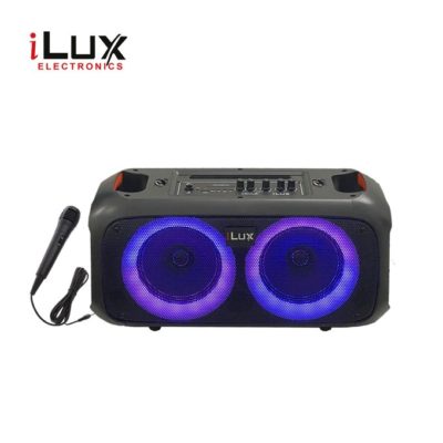 Ilux Enceinte Bluetooth Rechargeable Avec Micro – ILPS6520 – USB – FM – Noir