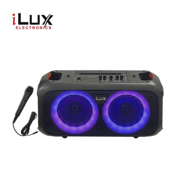 Ilux Enceinte Bluetooth Rechargeable Avec Micro - ILPS6520 - USB - FM - Noir