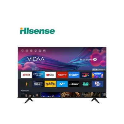 Hisense Smart TV LED 43″ – 108CM – VIDAA -WIFI -YOUTUBE-PRIME VIDEO/DTS – Clean View – Noir