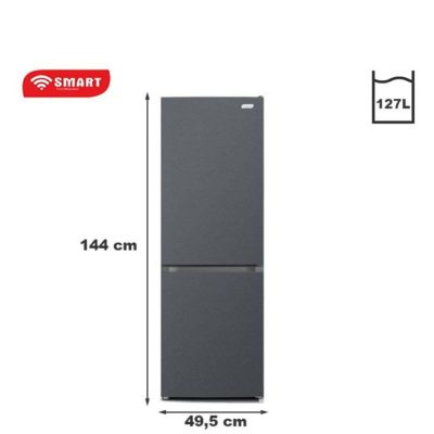 SMART TECHNOLOGY Réfrigérateur Combiné – 157L – STCB-270M – 12 Mois De Garantie