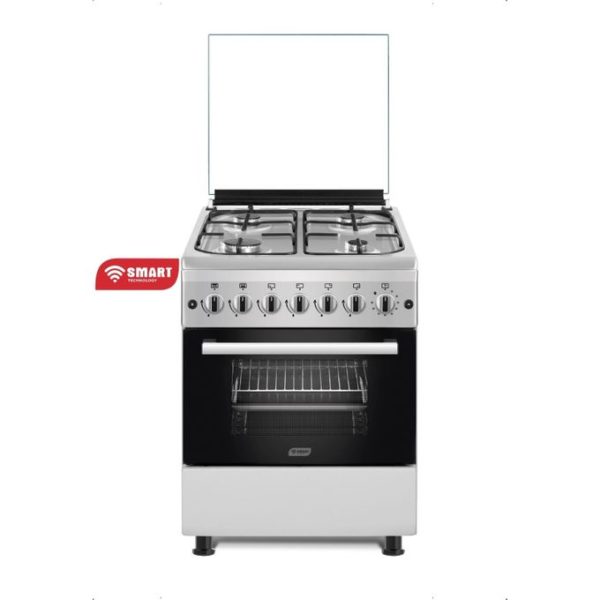 SMART TECHNOLOGY CUISINIERE SMART 4 FEUX INOX 60X60- STC-6060FE Garantie 6Mois