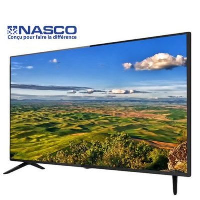 Nasco Slim TV LED 32″ – HD- Analogique – HDMI – USB – Noir