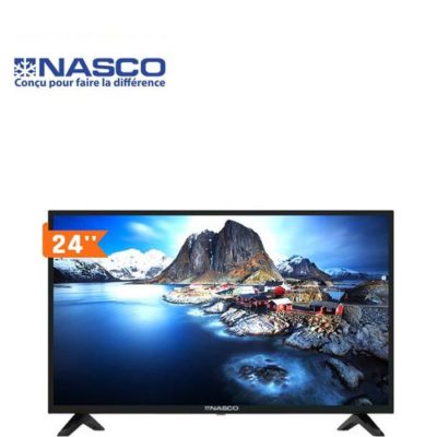 Nasco SLIM TV LED 24 » – Analogique – 2 HDMI- 2 USB