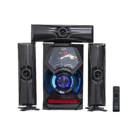HOME CINEMA MINI CHAINE 3 BAFFES 1 WOOFER ILUX