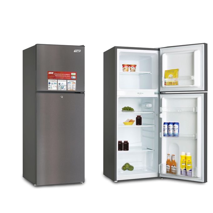 SMART TECHNOLOGY Réfrigérateur 2 Portes DFRST Smart 160L (STR-190M)-Gris / 12 Mois De Garantie