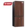 SMART TECHNOLOGY Réfrigérateur Combiné DFRST 2 Tiroirs (STCB-145WH) - 112L / Gris-Marron - 12 Mois De Garantie
