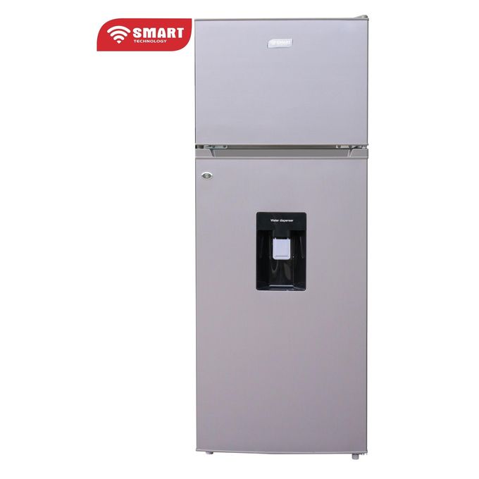 SMART TECHNOLOGY Réfrigérateur 2 Portes DFRST Smart 210L Avec Distributeur d’Eau Intégré (STR-321WK) -Gris/ 12 Mois de Garantie